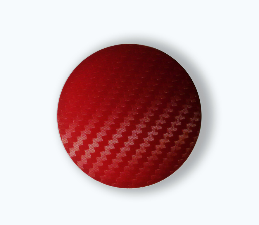 Carbon Red centrumkåpor - centercaps 52 mm - Gratis frakt