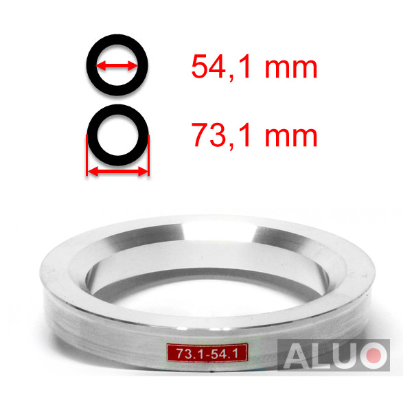 Aluminium Navringar - Centreringsringar 73,1 - 54,1 mm ( 73.1 - 54.1 )
